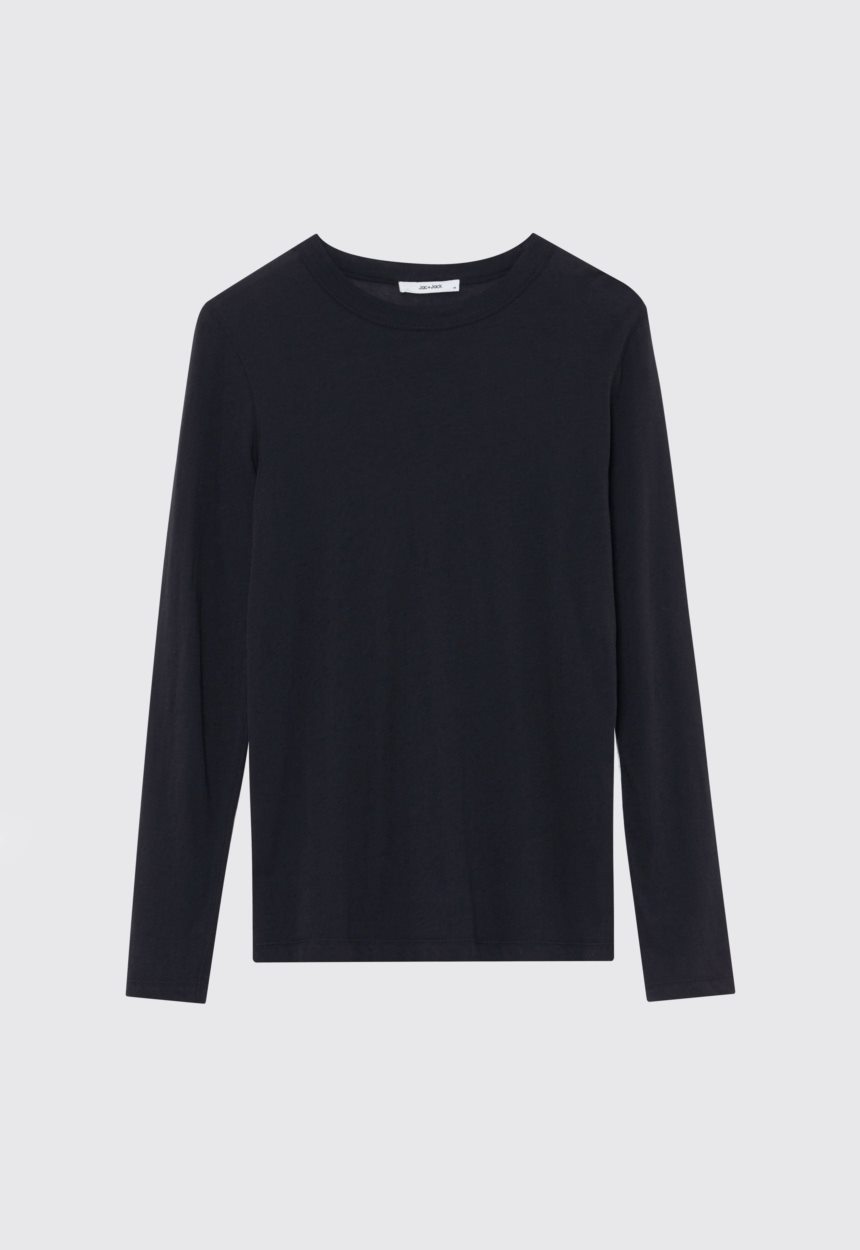 Jac + Jack Davies Long Sleeve Tee - Black